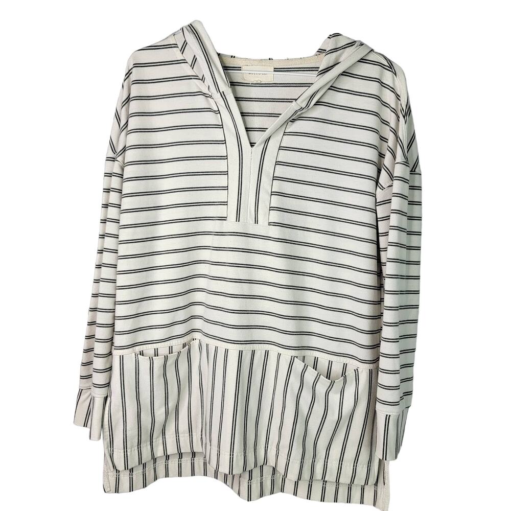 Nordstrom Mello Striped Pullover Sweatshirt - Picture 1 of 8